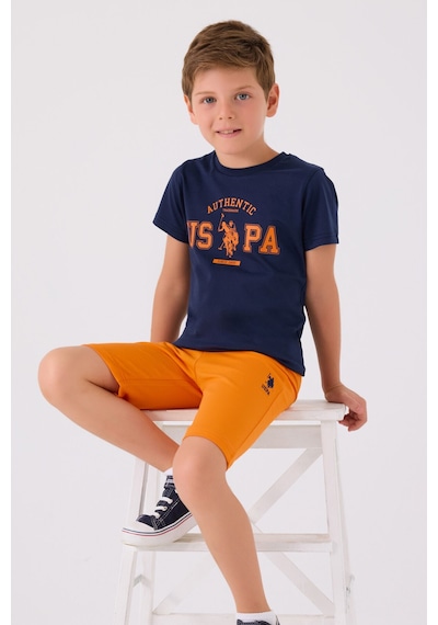 U.S. Polo Assn.  Erkek Çocuk Lacivert Bermuda Takım Lacivert