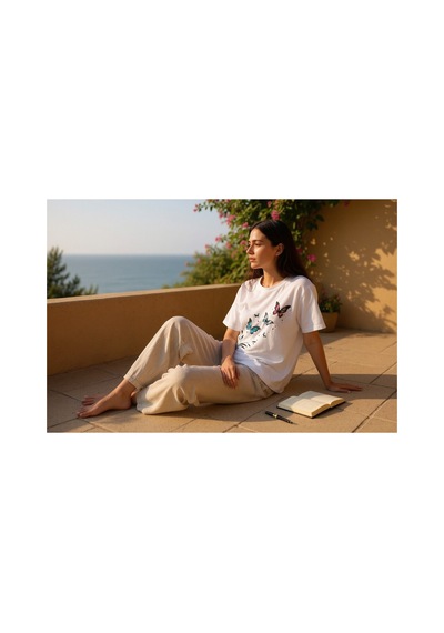 Urbantrendstore Unisex Minimal Kelebek Baskılı Desen Casual Tatil İçin Sade Basic Yazlık Beyaz Tshirt Oversize Fit Rahat Geniş Salaş T-shirt Günlük Tişört Urbantrendstore Unisex Minimal Kelebek Baskılı Desen Casual Tatil İçin Sade Basic Yazlık Beyaz Tshirt Oversize Fit Rahat Geniş Salaş T-shirt Günlük Tişört