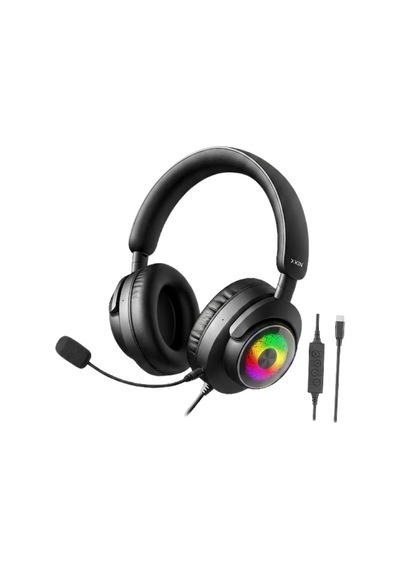 Çeşithane Xk-hp9 Oyuncu Kulaklığı Rgb Işıklı Mikrofonlu Gaming Headset