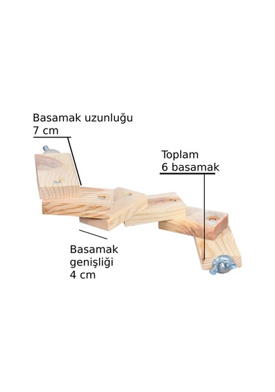 Tr Fare Hamster Ginepig Tavşan Gine Domuzu Kuş Tüneği Kuş Tünek Papağan Tüneği Merdiveni Tünek Oyun Parkuru Ke