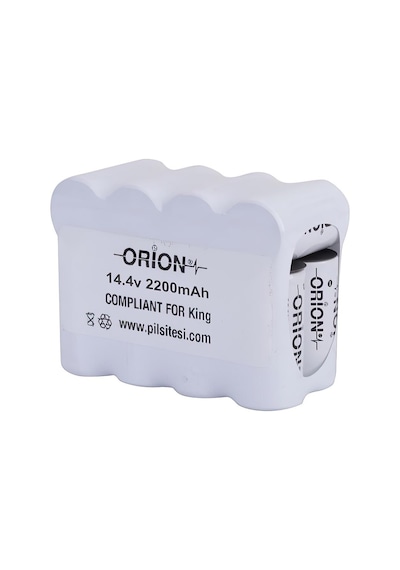 King Uyumlu Orion 14.4V 2200 mAh Şarjlı Süpürge Pili (306842625)