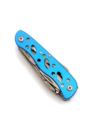 Valkyrie Çok Amaçlı İsveç Outdoor Kamp Çakısı 111mm Büyük Boy - Paslanmaz Çelik Mavi Mavi