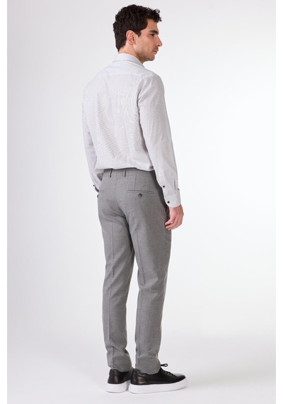 Dufy Koyu Gri Erkek Regular Fit Düz Pantolon - 107004 Koyu Gri