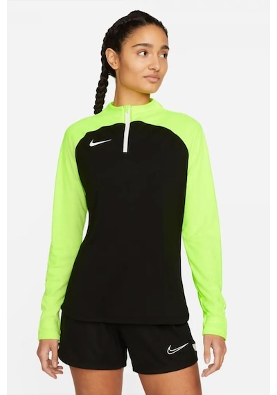 Nike W Nk Df Acdpr Dril Top K Dh9246-010 Siyah Yeşil Kadın Antrenman Eşofman Üstü 001