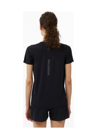 Salomon Sense Aero Kadın Siyah T-shirt Lc2189700 Çok Renkli