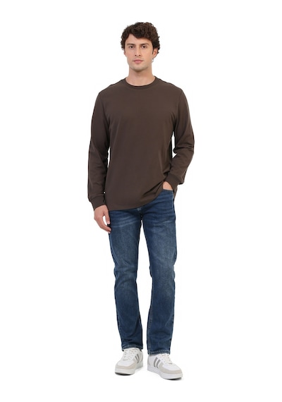 Kinetix Uzun Kol T-shirt Erkek Kahverengi Mb 14yukol