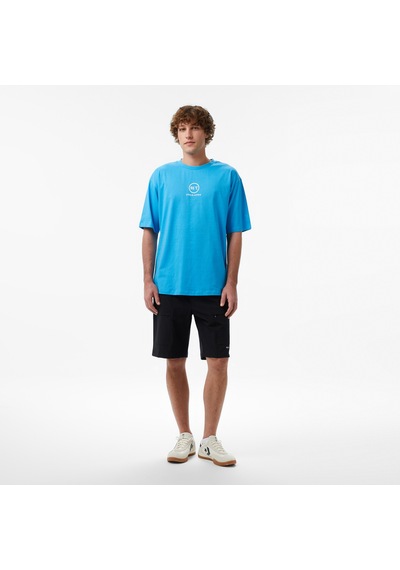 Unıted4 Regular Fit Erkek Mavi T-shirt Oba