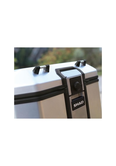 Tr48 Silver Motosiklet Arka Çanta 48 Litre Kapasiteli Top Case Motor Çanta Alümimyum Çok Renkli