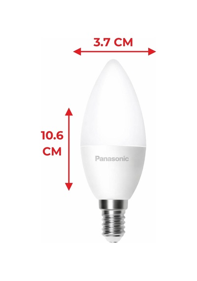 E14 Mum Ampul 6.5w 6500k Beyaz Işık 50w Güçlü Aydınlık Tasarruflu Led