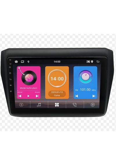 Foxus Suzıkı Swıft 2018 4gb Ram 64gb Hafıza Android Dokunmatik Ekran Oto Teyp - Carplay Wifi Gps Bluetooth Kamera Destekli Oem