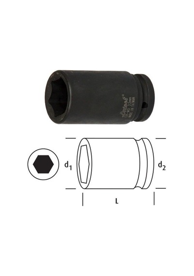 Gate Havalı Lokma Kısa 1/2" Crmo 27mm Glh1227 Diğer