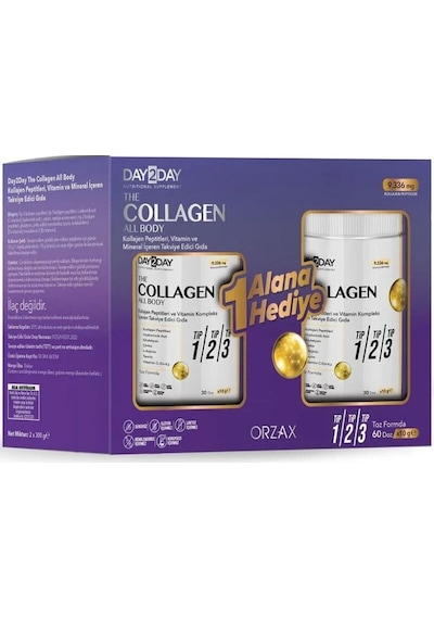 Day2day The Collagen All Body Toz 300 gr - 1 Alana 1 Bedava 86975