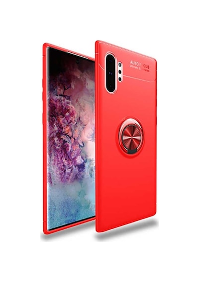Samsung Galaxy Uyumlu Note 10 Plus Kilif Yüzüklü Tam Korumali Silikon 417329310