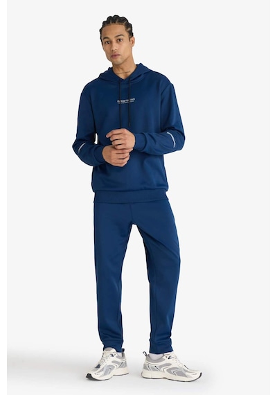 Defacto Defactofit Standart Fit Kapüşonlu Sporcu Sweatshirt D3736ax25wnnv248 Lacivert