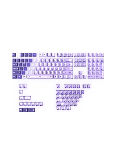 Mekanik Klavye Tuş Takımı 119 Tuş Keycaps Pbt Süblimasyonlu Çift Renkli Klavye Başlığı