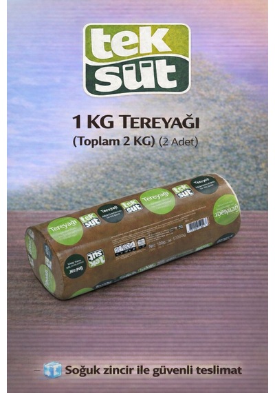 1 Kg Tereyağ X 2adet