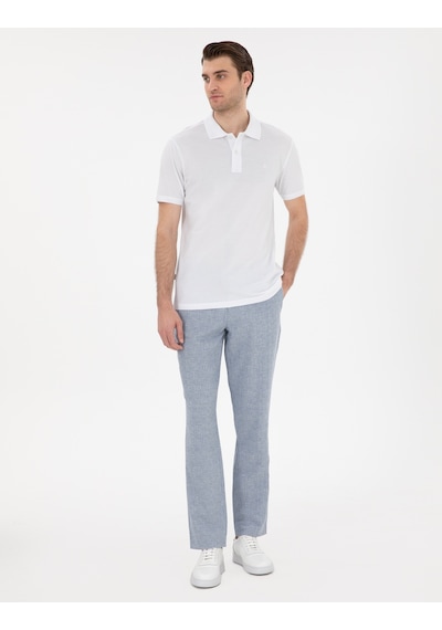 Pierre Cardin Erkek Beyaz Tişört Basic 50302561-vr013 Beyaz