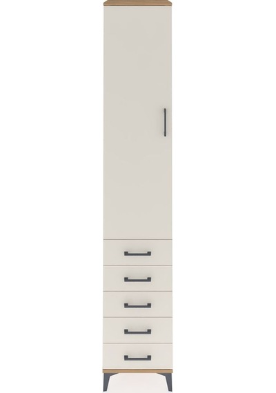 Hyperion Dolap 2 Raflı 5 Çekmeceli Tek Askılı 44x44x243 Çam-a... Çam Hyperion Dolap 2 Raflı 5 Çekmeceli Tek Askılı 44x44x243 Çam-a... Çam