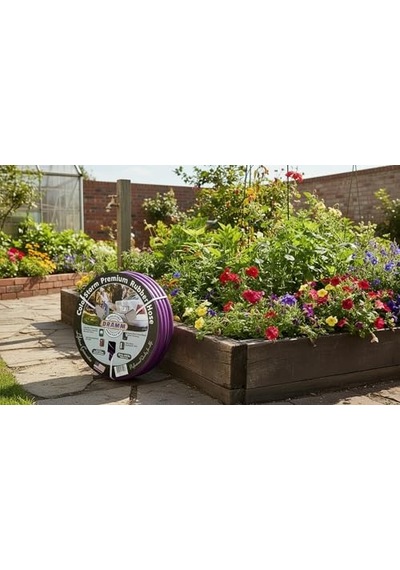 17006 Colorstorm Kauçuk Bahçe Hortumu, 5/8" X50', Berry