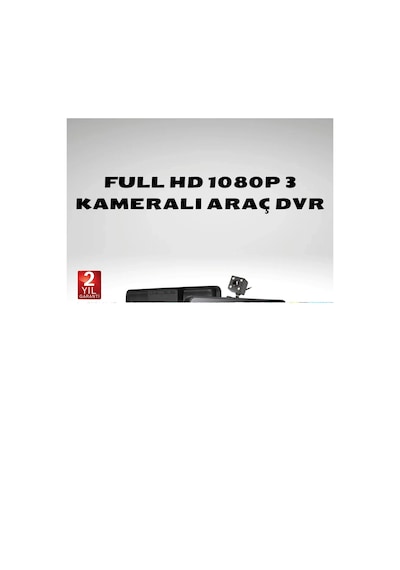 Araç Kamerası 3 Lü Full Hd Dvr 1080p Gece Görüşlü Ve G-sensörlü 56420470