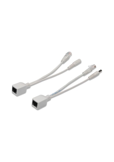 Ip Kamera Kablosu Poe Kablo 1 Set 2 Parça Ip Kameralar Için