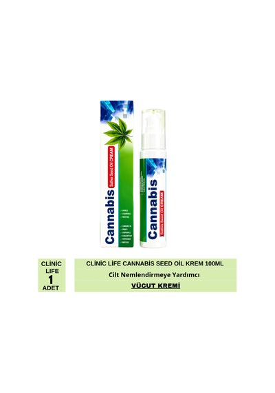 Clinic Life Cannabis Seed Oil Krem 100ml 1 Adet