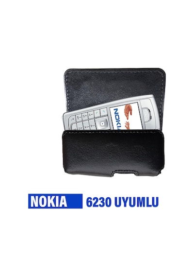 Nokia 6230 Kılıf Tuşlu Telefon Bele Takılan Kemer Kılıfı