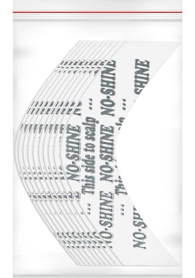 Walker Tape No-shine Protez Saç Bandı Oval Parlama Yapmaz "a" 2,0cm X 7.5cm 36 Adet