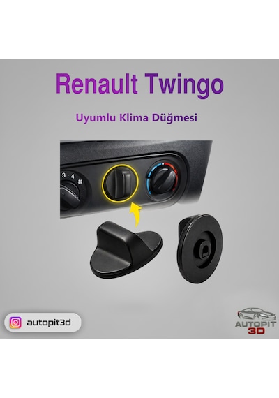 Renault Twingo Uyumlu Klima Düğmesi