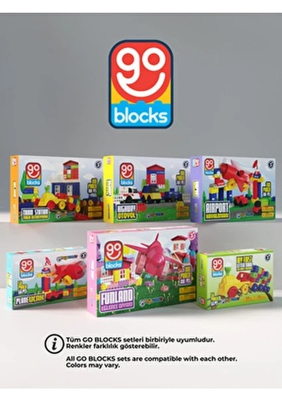 Go Blocks Funland 100 Parça Yapı Blok Seti Yapı Oyuncakları Mega Blok Shopist
