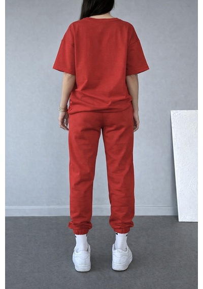 Thatssofetch Kırmızı T-shirt Eşofman Altı Jogger - Baskılı Eşofman Takımı Oversize Kırmızı Thatssofetch Kırmızı T-shirt Eşofman Altı Jogger - Baskılı Eşofman Takımı Oversize Kırmızı