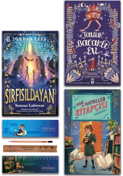 Genç Timaş Tavuk Bacaklı Ev - Toz Ve Hayaller Kitapçısı - Sonsuz Labirent - Sırfısıldayan Set 3 Kitap
