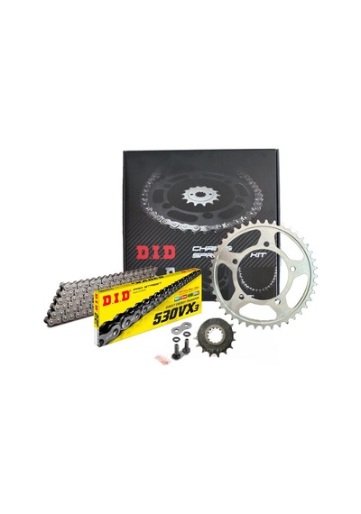 Dıd Yamaha Fz6 Fazer S2 Zincir Dişli Seti 2004-2009 X-ringli Zincir Çelik Renk