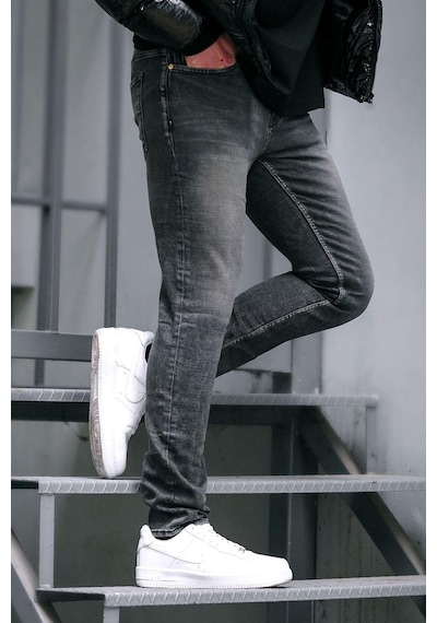 Madmext Antrasit Slim Fit Erkek Jean 6862-antrasit Antrasit
