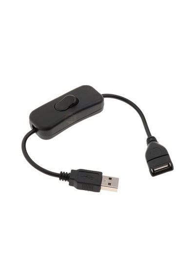 On/off Anahtarlı Usb Uzatma Kablosu Anahtarı Güç Kontrolü Led Için Geçiş- Dişi-erkek