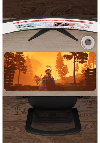 Risk Of Rain Kaymaz Dikişli Kauçuk Oyuncu Mousepad V1 - 70x30 Xl Gaming Mouse Pad Fare Altlığı