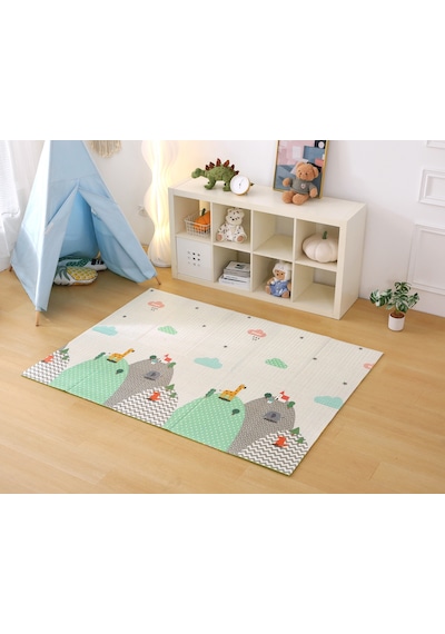 MooieBaby's Funny Zoo Katlanabilir Oyun Matı Oyun Halısı 150 x 180 x 1 CM