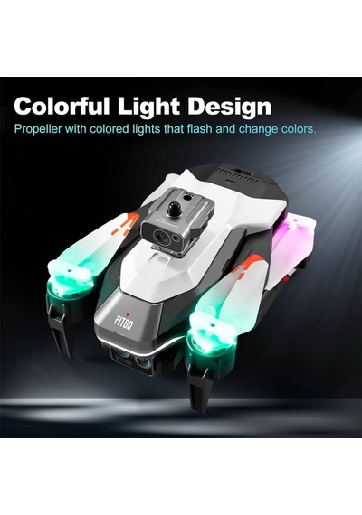 Delux Serisi Kumandalı Seyyar Eğlence M2 Hd Kameralı Katlanabilir Drone Ekranlı Kumanda