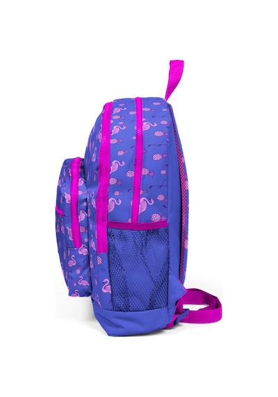 Coral High Kids Lavanta Pembe Flamingo Desenli Dört Bölmeli Okul Sırt Çantası 23112