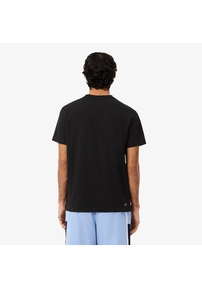 Lacoste Th0217-463 Erkek Tişört Siyah