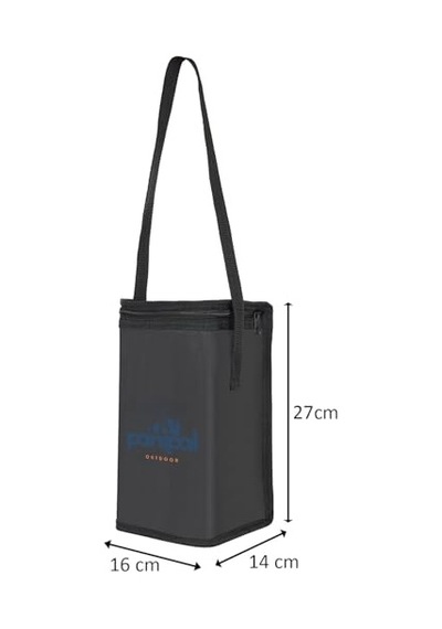Termal Çanta, Sıcak/soğuk Koruma Özellikli, Seyahat Kamp Ve Piknik İçin, Siyah, 6 Litre Açık Bej