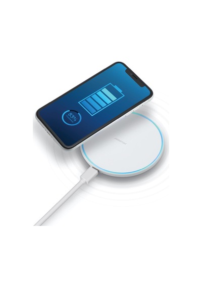 Polosmart PSM119 Kablosuz Masaüstü Şarj Cihazı Beyaz
