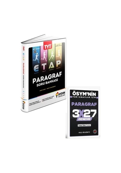 2027 Aydın 2027 Tyt Paragraf Etap Soru Bankası+ Evp Akademi Paragraf