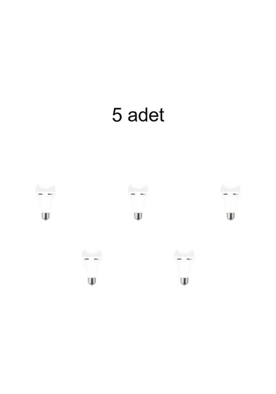 Ct-4229 9 W Sarjlı Led Ampül Beyaz 5 Adet