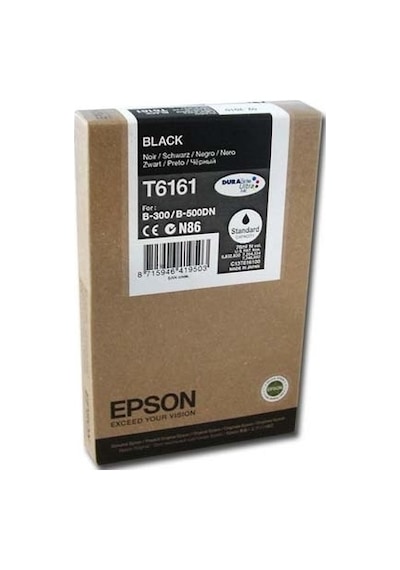Epson T6161 C13t616100 Siyah Kartuş-9021404760612