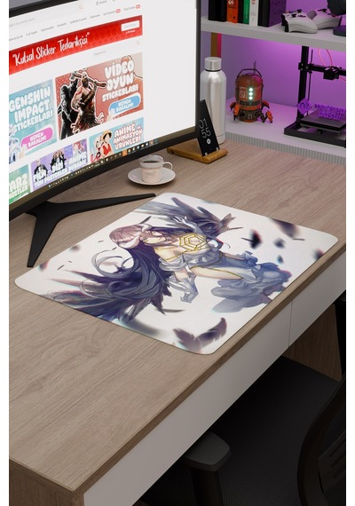 Overlord Kaymaz Dikişli Kauçuk Oyuncu Mousepad V4 - 48x40 Xl Gaming Mouse Pad Fare Altlığı