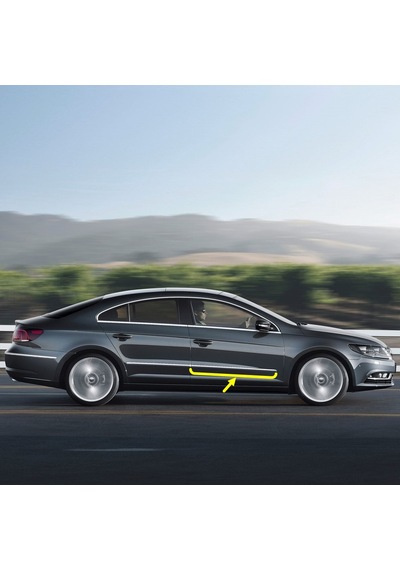 VW Passat CC 2013-2017 Sağ Ön Kapı Çıtası Kromaj 3C8853072B