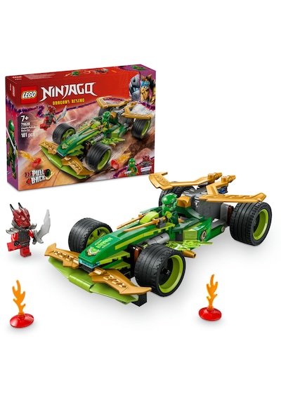 LEGO® NINJAGO® Lloyd’un Çek-Bırak Yarış Arabası 71828 - 7 Yaş ve Üzeri Çocuklar için Yaratıcı Oyuncak Yapım Seti (181 Parça)