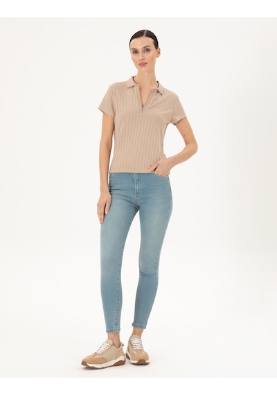 Pierre Cardin Kadın Açık Mavi Pantolon Jean 50284083-vr003 Açık Mavi