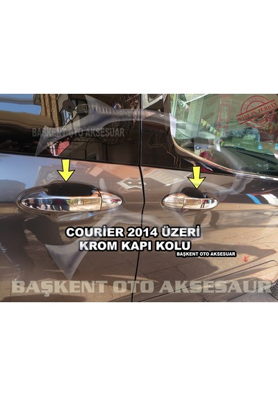 S-Dizayn  Ford Courier Krom Kapı Kolu 4 Kapı 2014   Üzeri